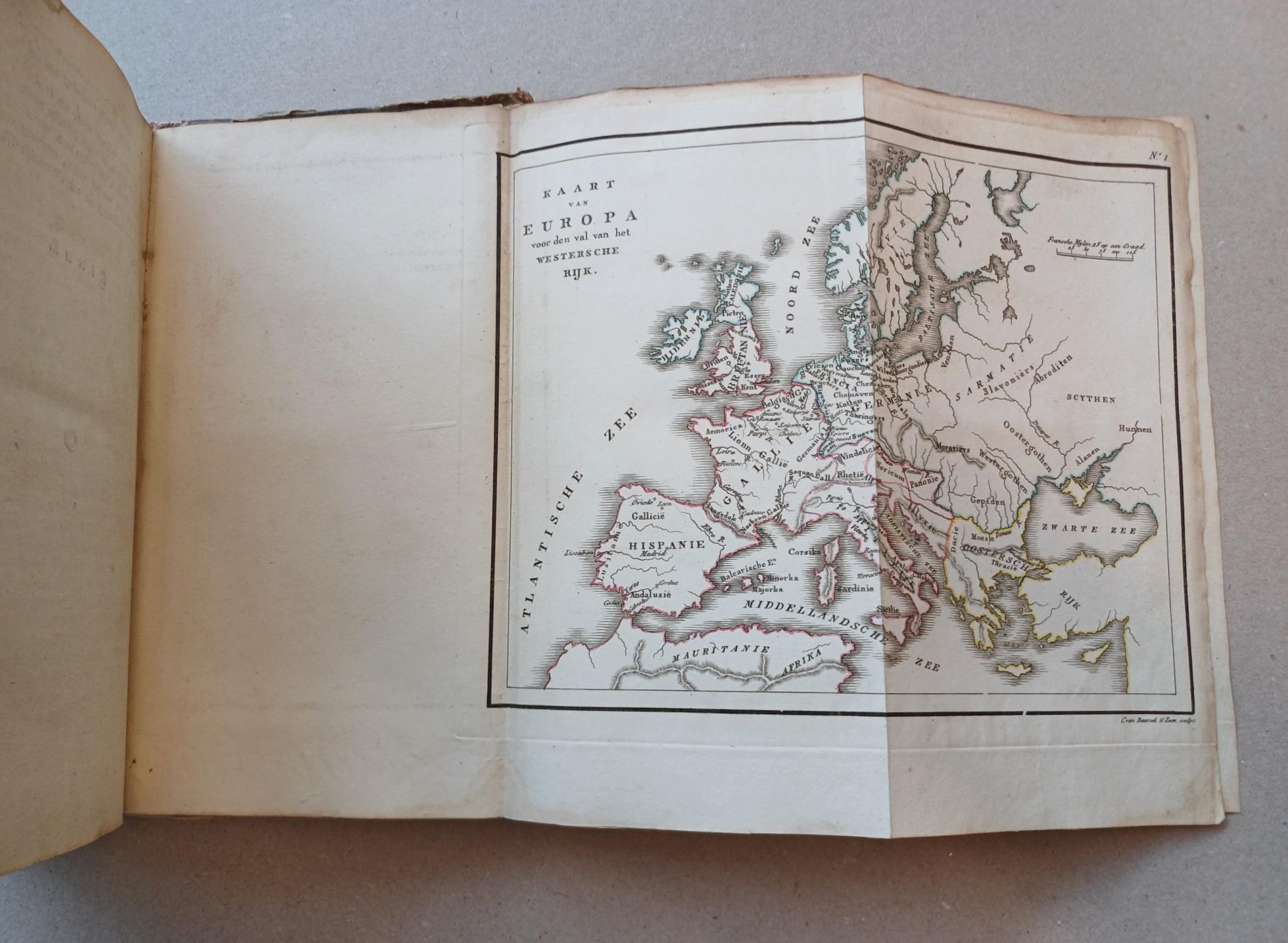 AJ. Lastdrager;  C.W. Koch - Tafereel der omwentelingen in Europa, sedert de vernietiging van het westersche Romeinsche Rijk tot aan onze leeftijd, gevolgd naar het Fransch van C.W. Koch door A.J. Lastdrager. Met zeven kaarten.