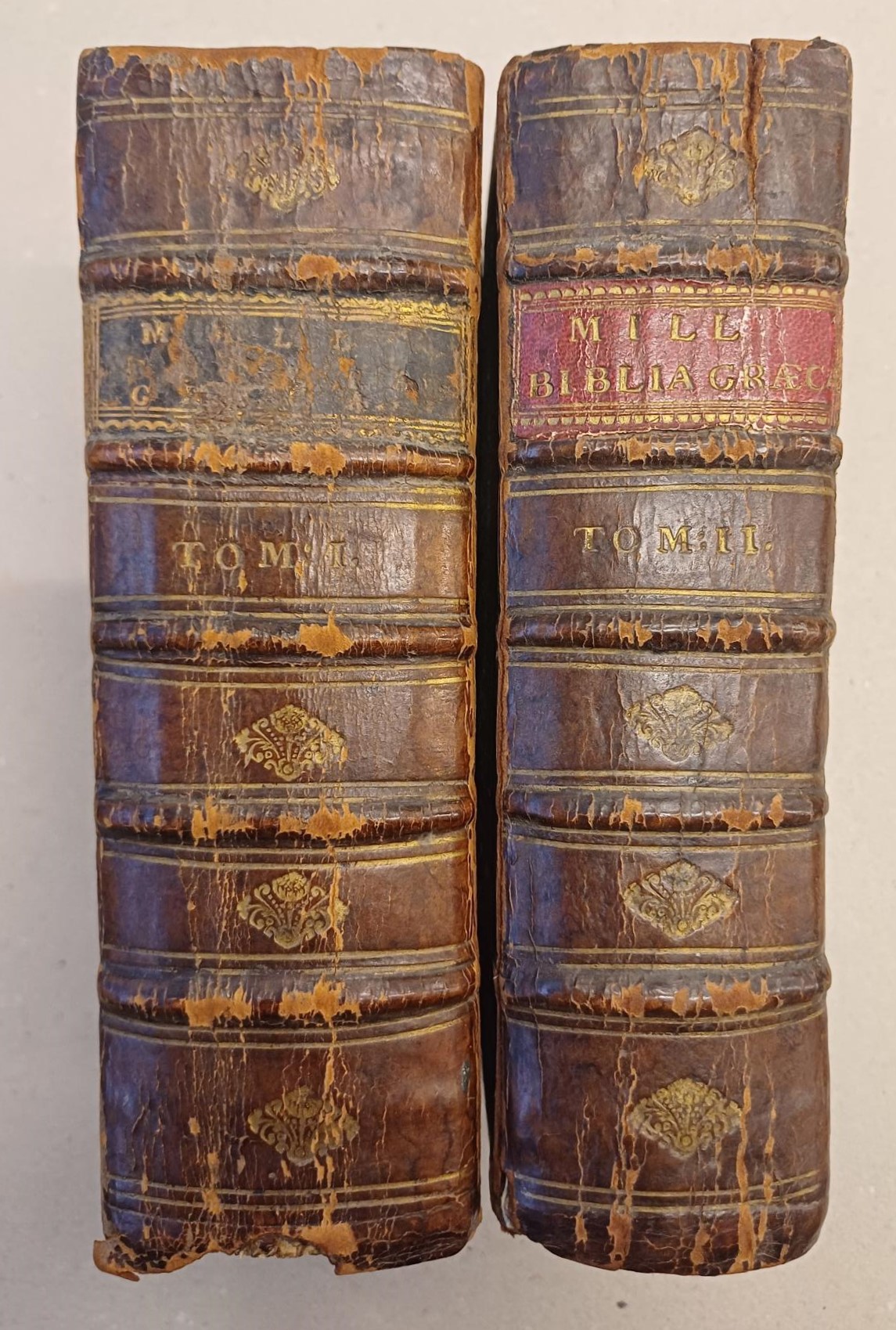 Millius, David - Vetus Testamentum ex versione Septuaginta interpretum, secundum exemplar Vaticanum Romae editum, denuo recognitum. Praefationem una cum variis lectionibus, e praestantissimis Mss. codicibus Bibliothecae Leidensis descriptis, praemisit. - Tome I & II