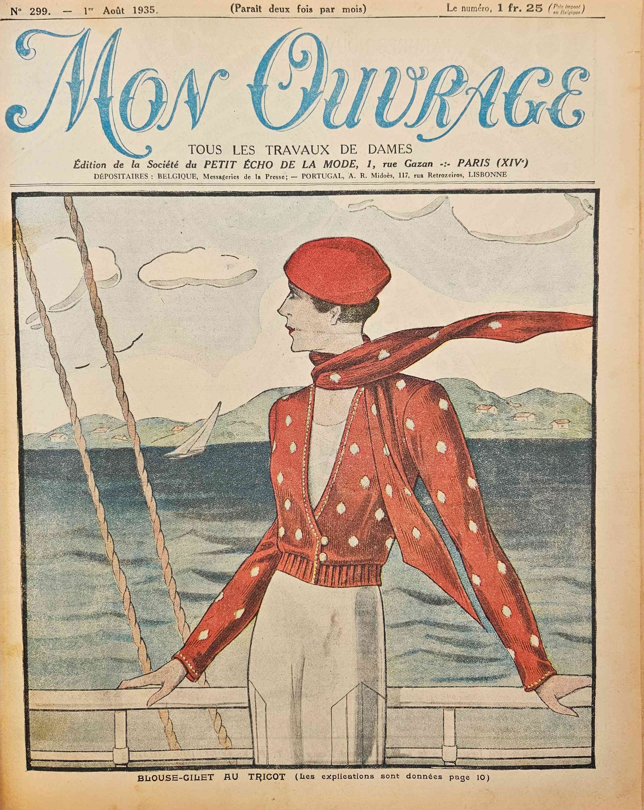 Mon Ouvrage - Mon Ouvrage - Le petit cho de la broderie. Tous les travaux de dames. Year 1935 Nos. 285 - 308 (together 23 issues)