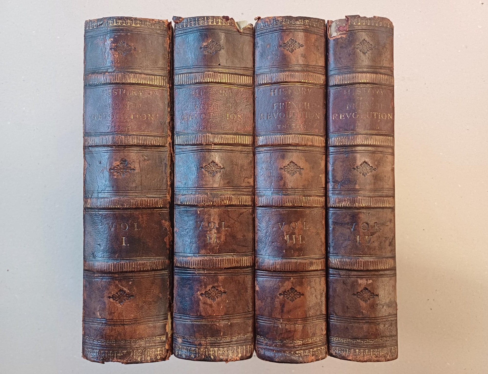 Thiers, MA.;  Redhead, Th.W. (transl.) - The Historical Works of M. Adolphe Thiers - Volume I-IV (complete)