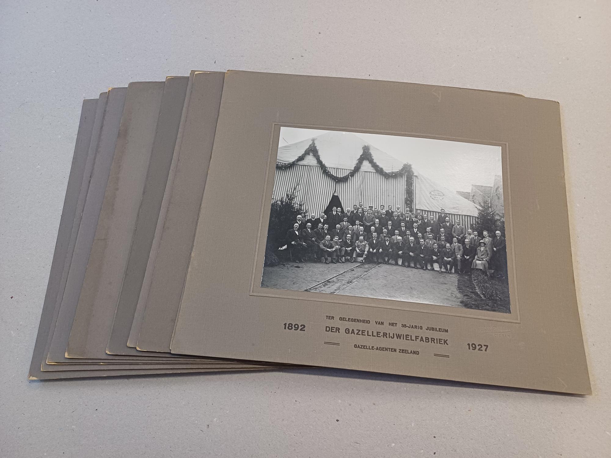  - Ter gelegenheid van het 35-jarig jubileum der Gazelle-Rijwielfabriek. 1892-1927.