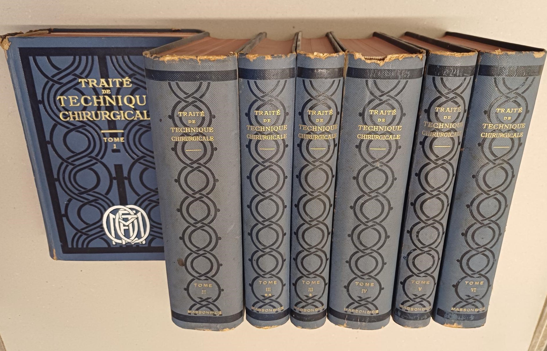 Fey, B. e.a. (ed.) - Trait de technique chirurgicale - 7 VOLUMES  - Vol. I-VI