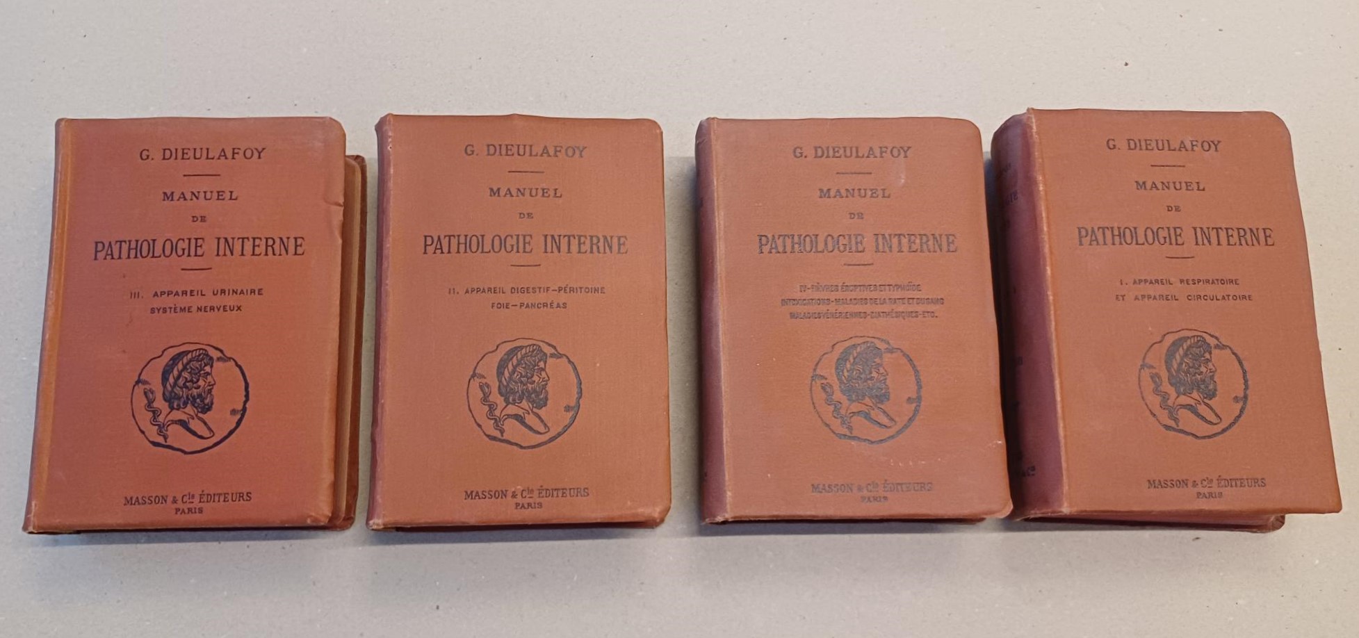 Dieulafoy, G. - Manuel de pathologie interne - Volume I-IV (complete)