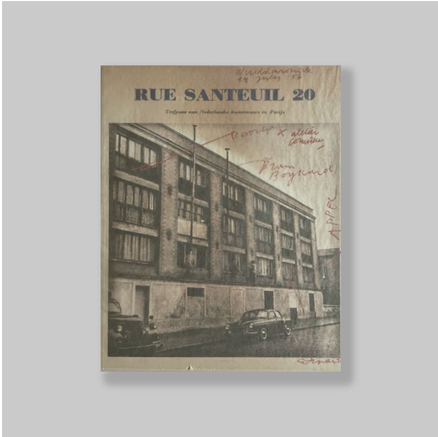 Corneille [1922-2010] - Duppen, Leo;  Louis Tiessen and others. - Corneille. 20, Rue Santeuil. Trefpunt van Nederlandse kunstenaars in Parijs. TWO VOLUMES IN SLIPCASE/FINE COPIES/+ EXTRA'S.