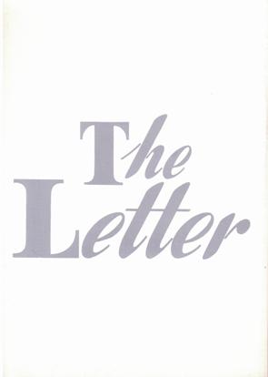Sack, Dorry - Gemert, Anton van. - Dorry Sack: The Letter. AS NEW.