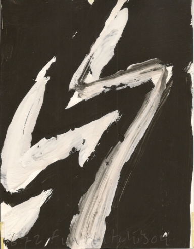 Hutchison, F.M. (Frank) - The Hague (Den Haag), 1957. - Frank M. Hutchison. (Eerste Overzicht Van Recent Werk). SIGNED GOUACHE
