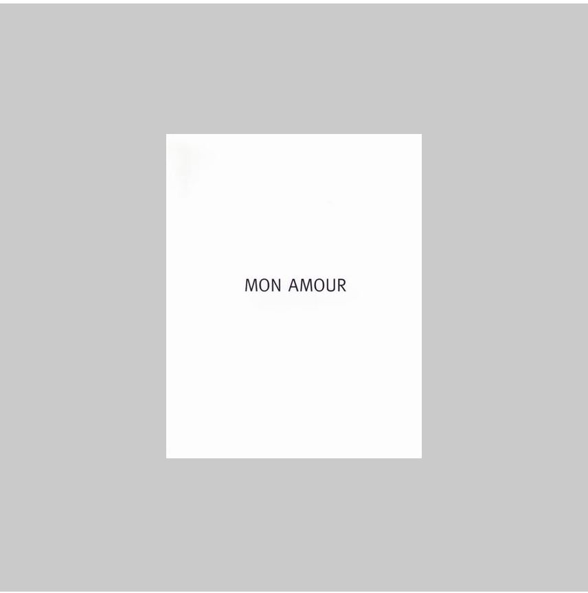 Prisset, Denis (b. 1971) - Vivares, David. - Mon Amour: Vingt Images par Denis Prisset.