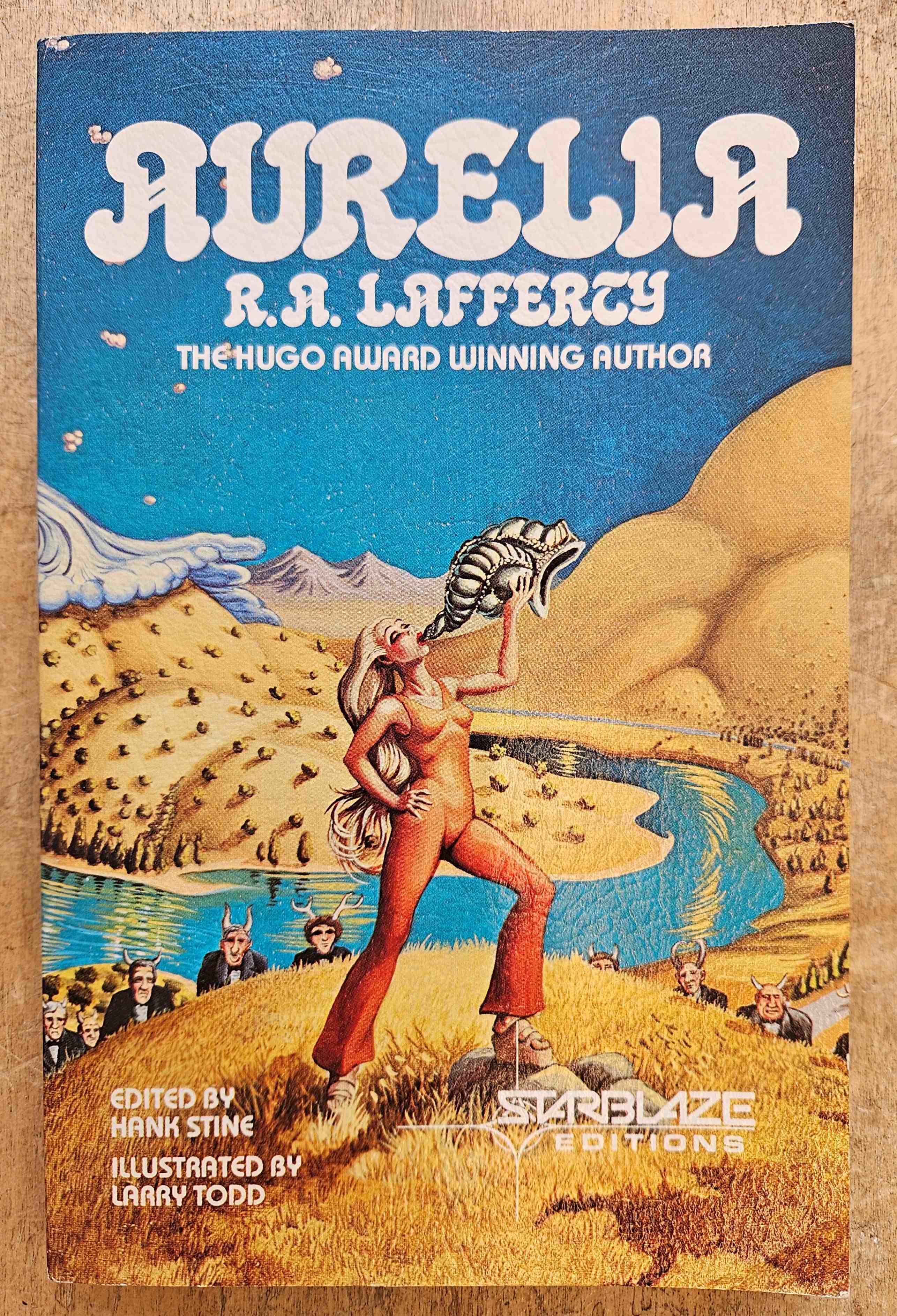 Lafferty, R. A.;  Stine, Hank (ed.);  Todd, Larry (ills.) - Aurelia. Starblaze Editions (1st edition)