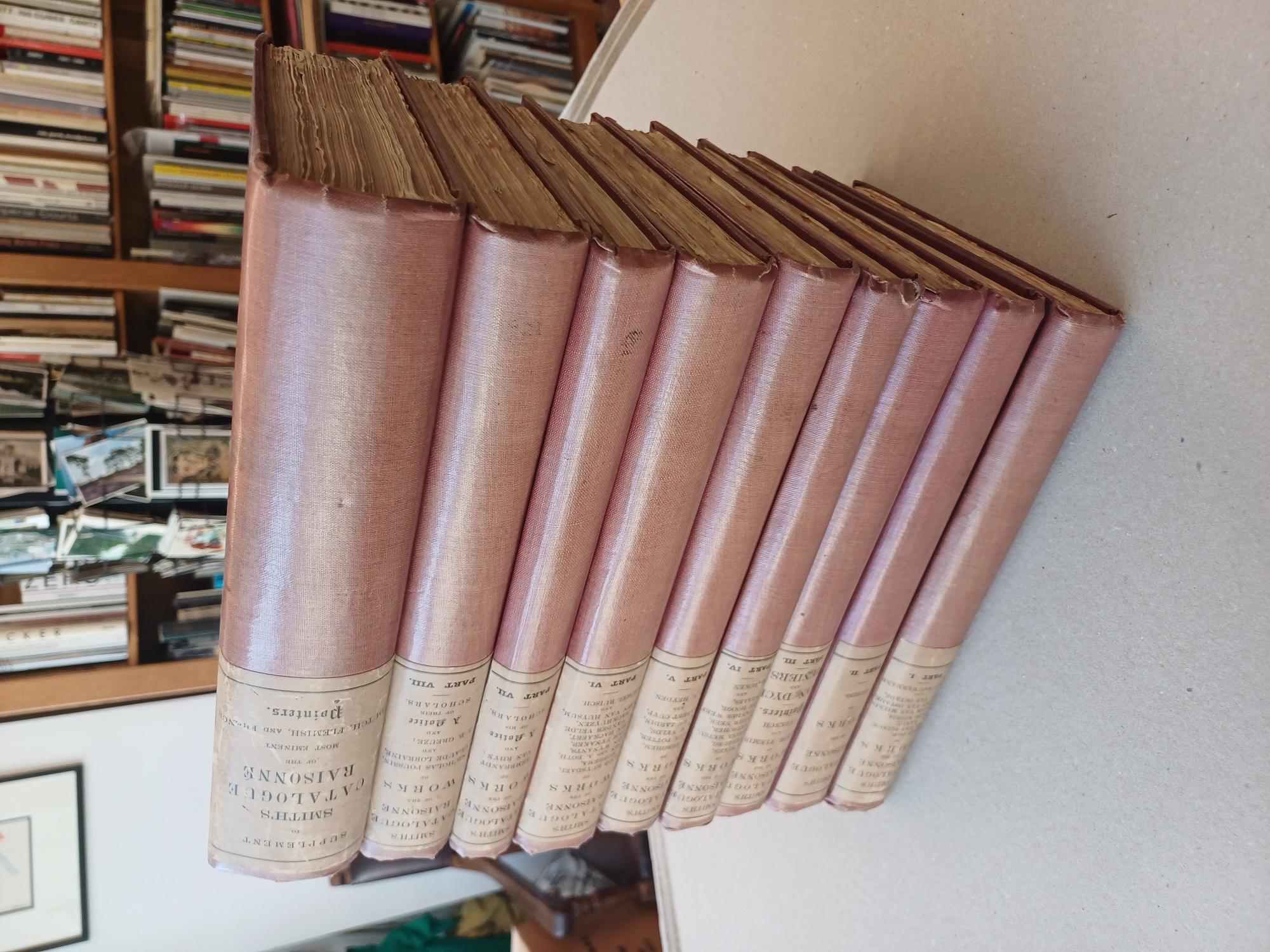 Smith, John - A catalogue raisonn of the works of the most eminent Dutch, Flemish, and French painters - 9 volume set - Complete