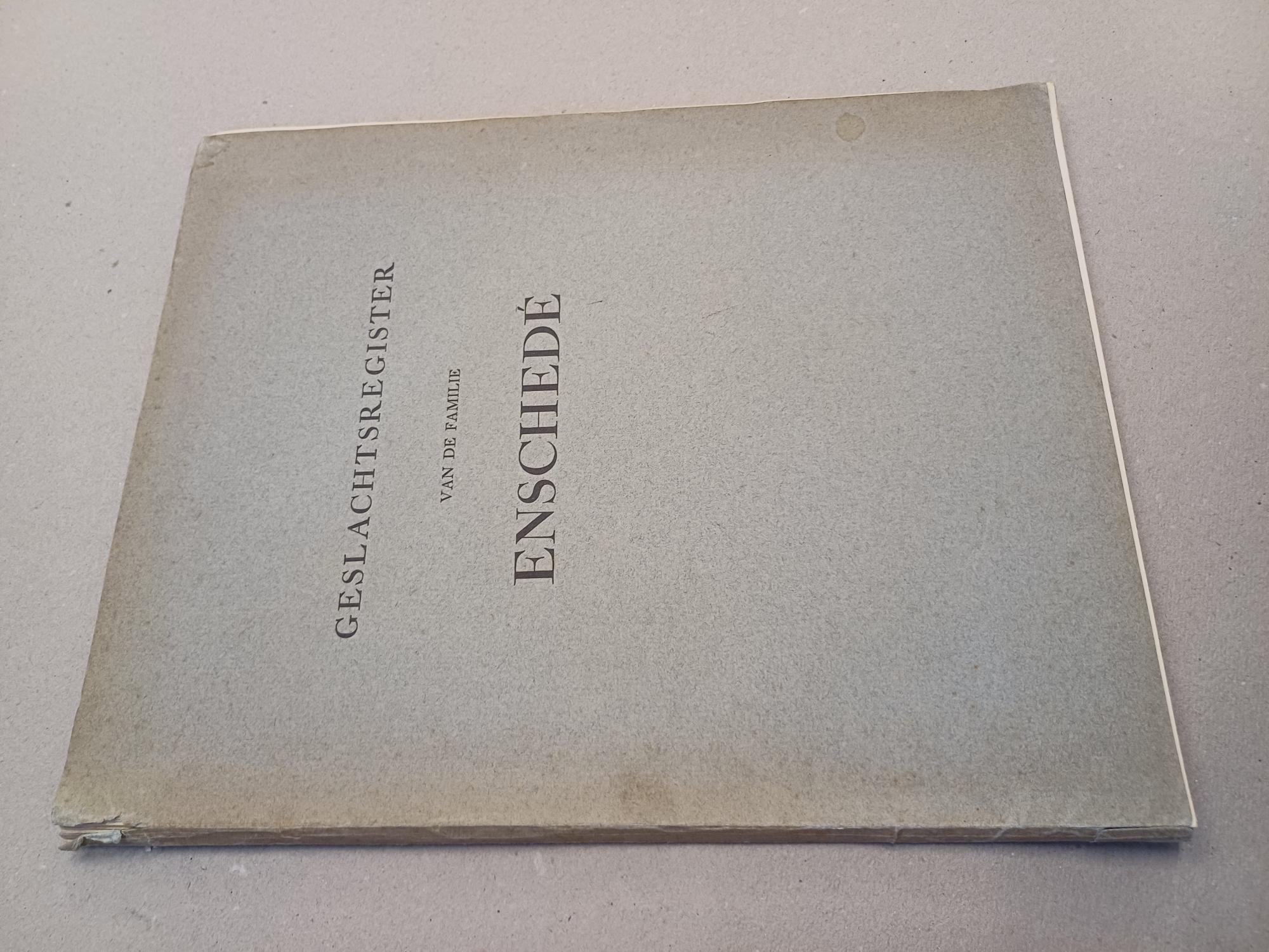 Enschede, Charles - Geslachtsregister van de Familie Enschede. Bijgewerkt tot 1 jan. 1914.