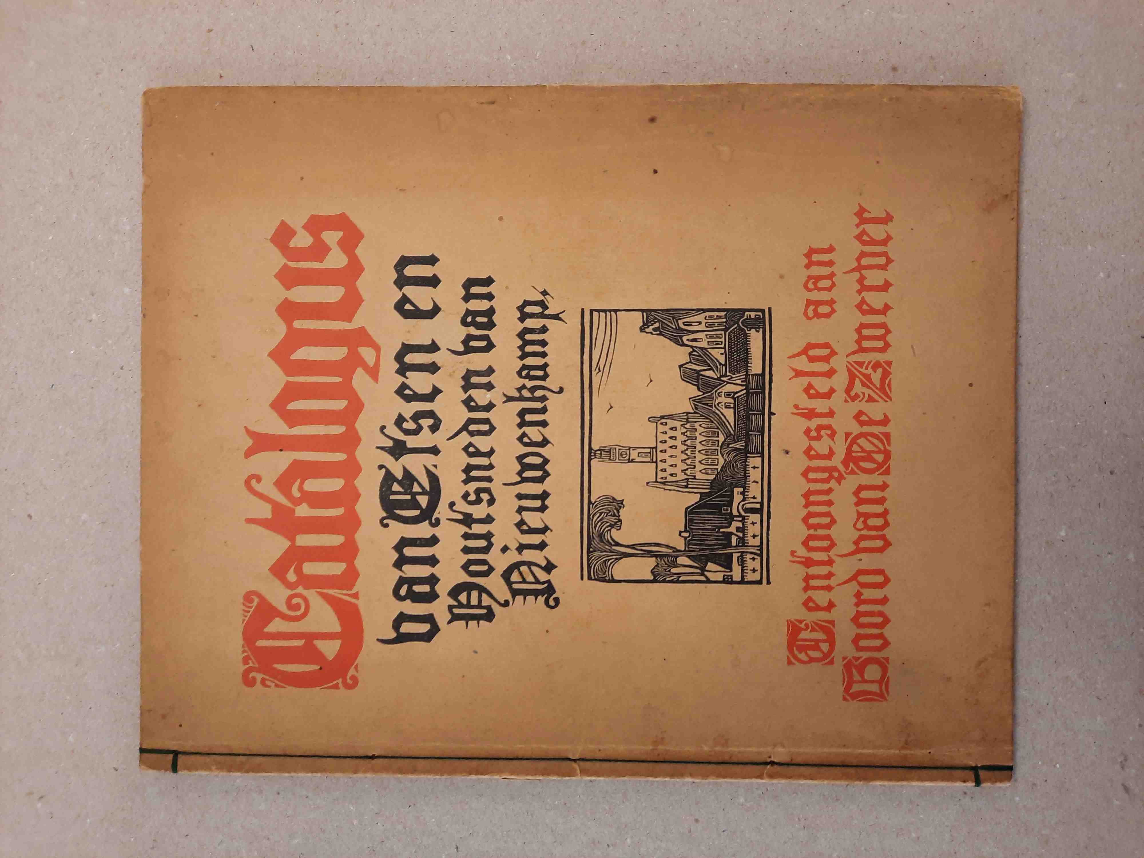 Nieuwenkamp, WO.J. - Catalogus van Etsen en Houtsneden van Nieuwenkamp, tentoongesteld aan boord van de Zwerver / Geteekend en in Hout Gesneden aan Boord van de Zwerver