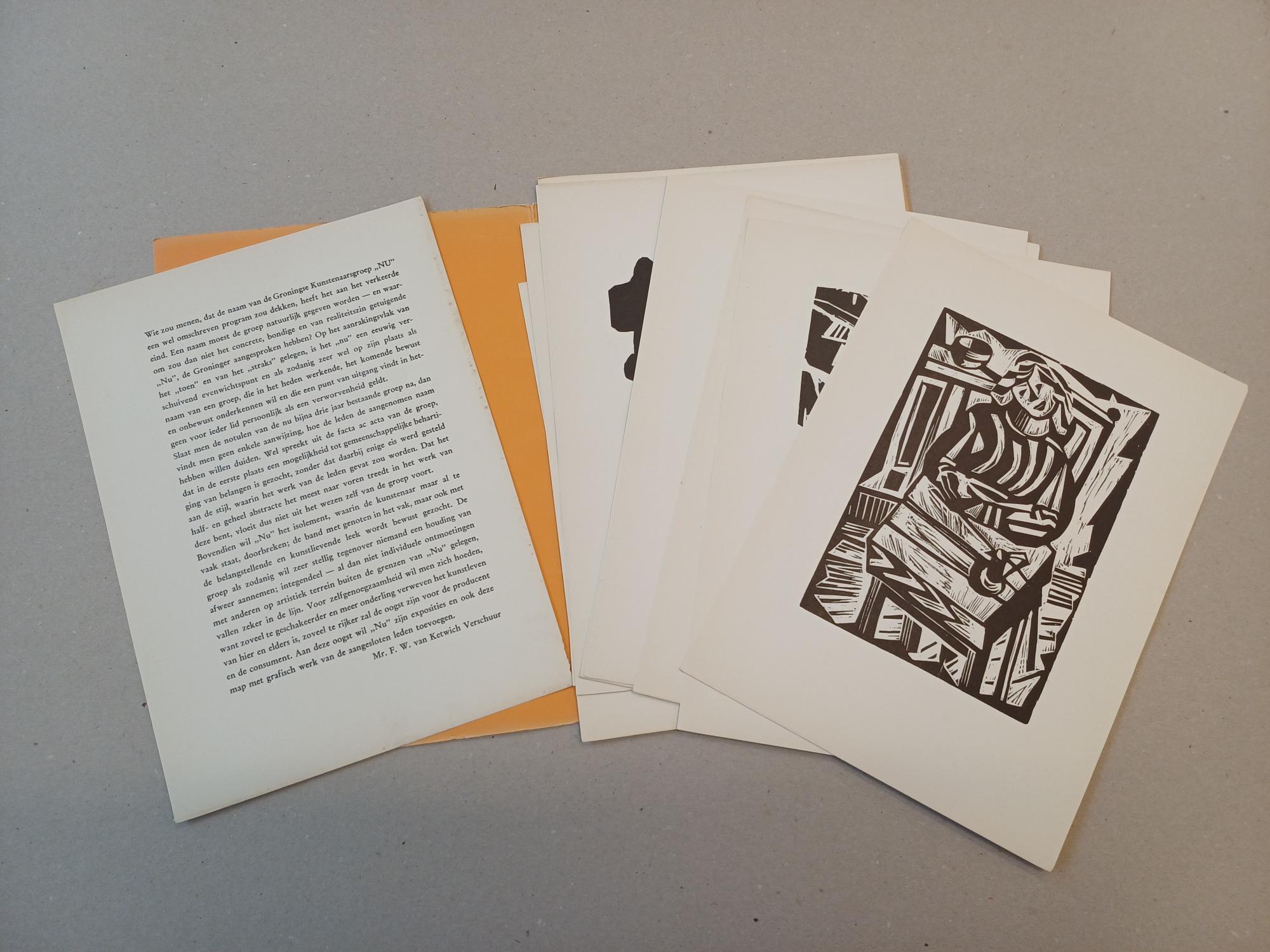 Dijk, Jo ;  Jordens, ;  Tissing, Martin;  Wolf, henri de;  Zee, Jan van der e.a. - Grafiek van kunstenaarsgroep Nu