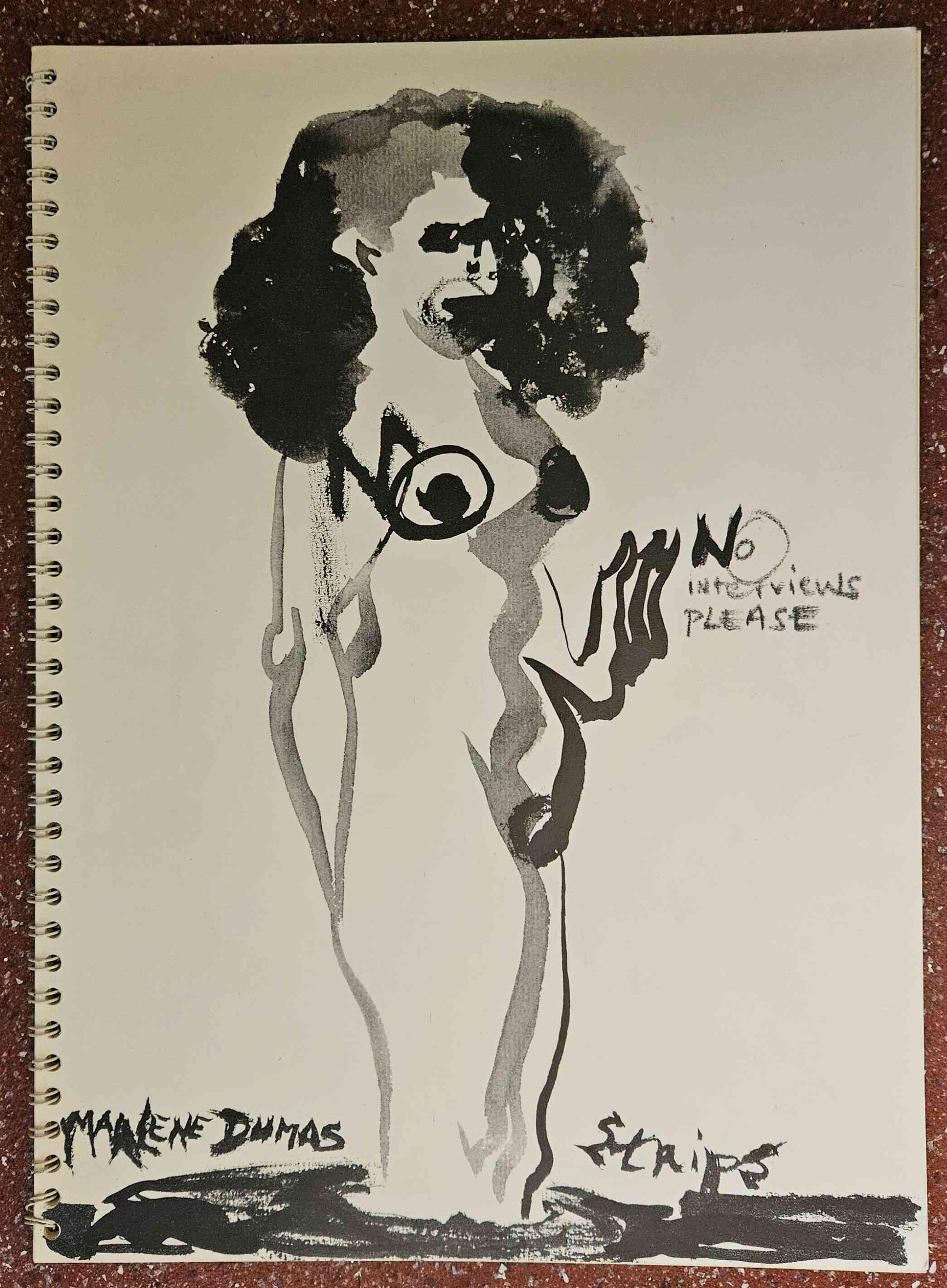 Dumas, Marlene - Marlene Dumas: no interviews please: strips
