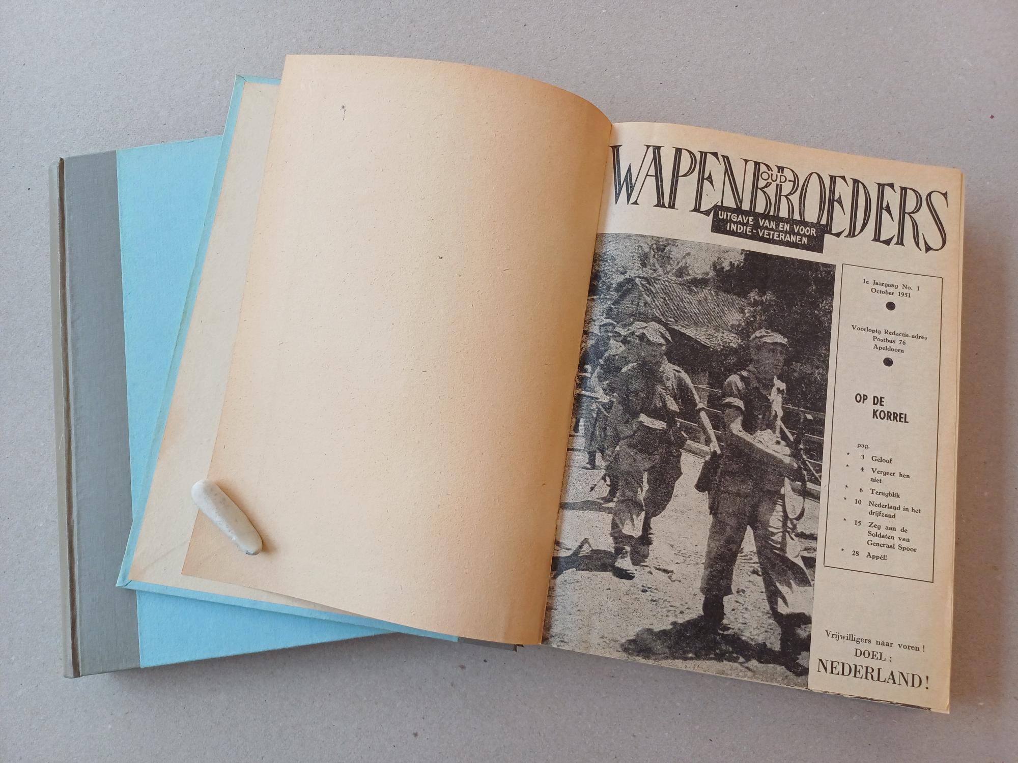  - Oud-Wapenbroeders. Uitgave van en voor Indi-veteranen. - 1e/2e Jaargang - No 1-28/no 1-6