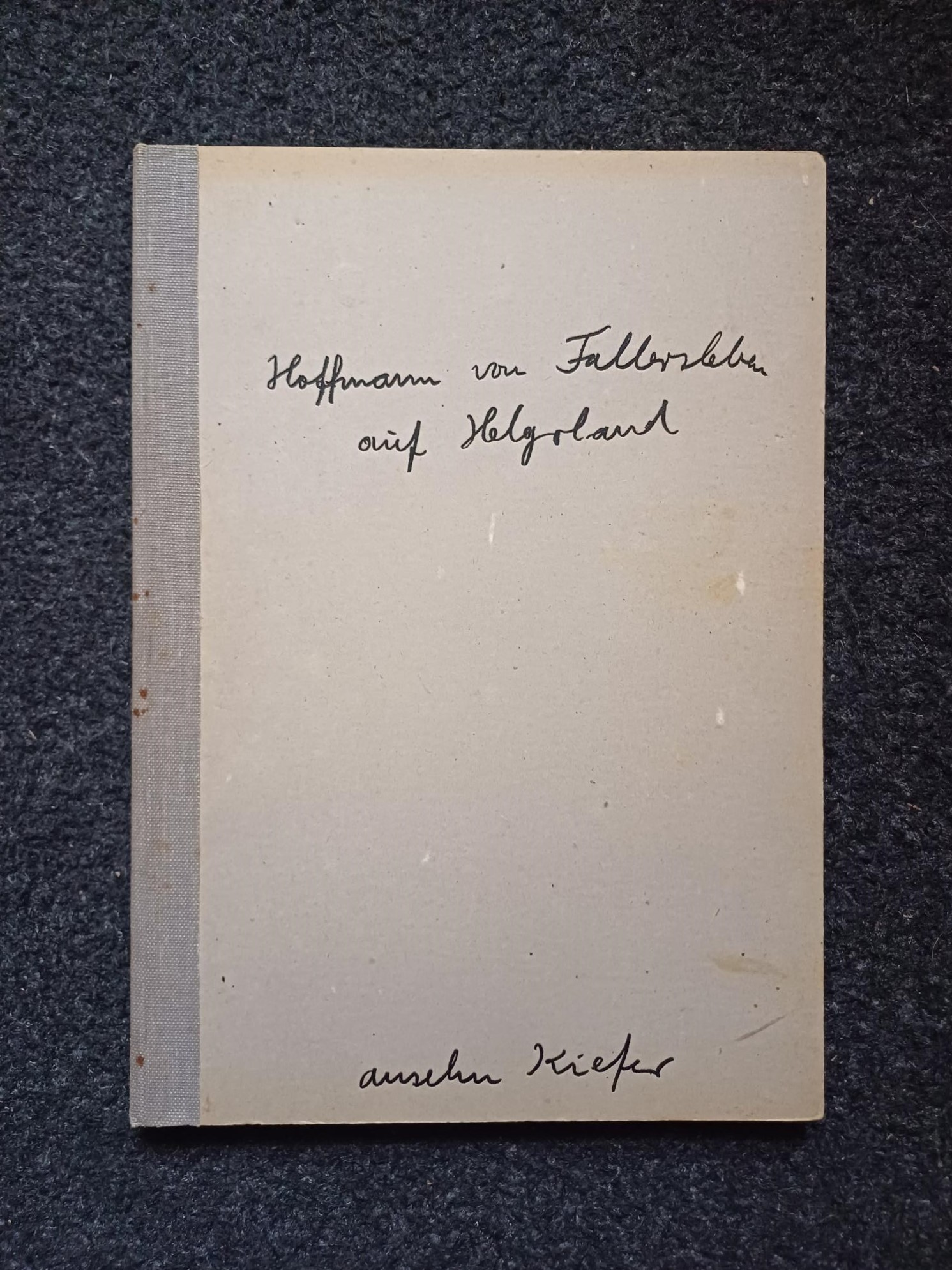 Kiefer, Anselm - Hoffmann von Fallersleben auf Helgoland
