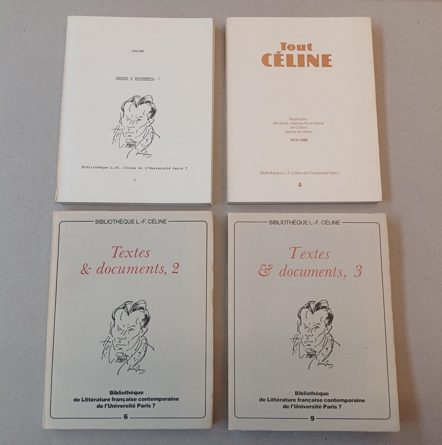 Celine - Textes & documents 1-3 & Tout Celine - 4 volumes