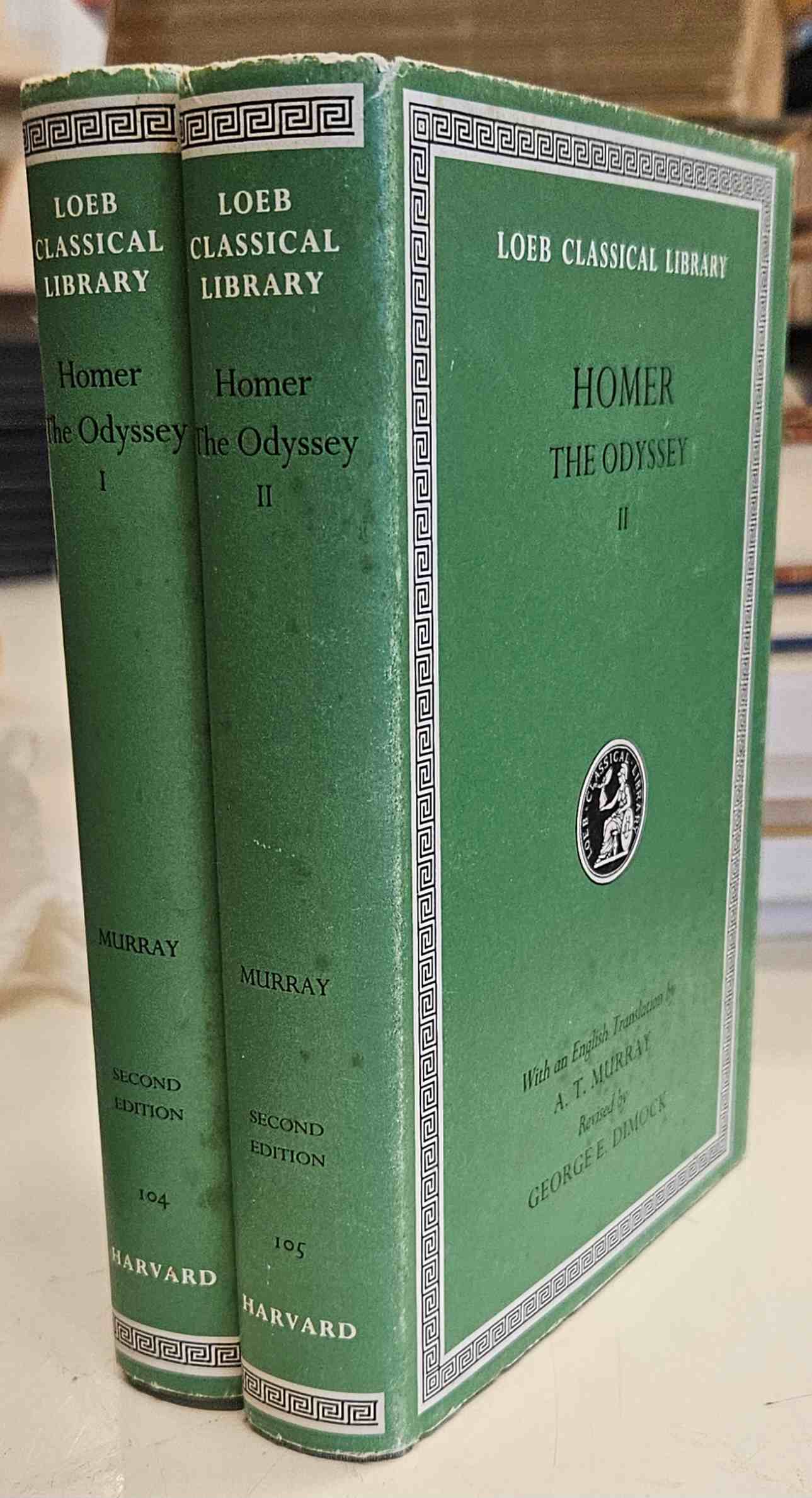 Murray, A.T. (transl.);  Dimock, George E. (rev.) - Homer - The Odyssey I & II (Loeb Classical Library 104 & 105)