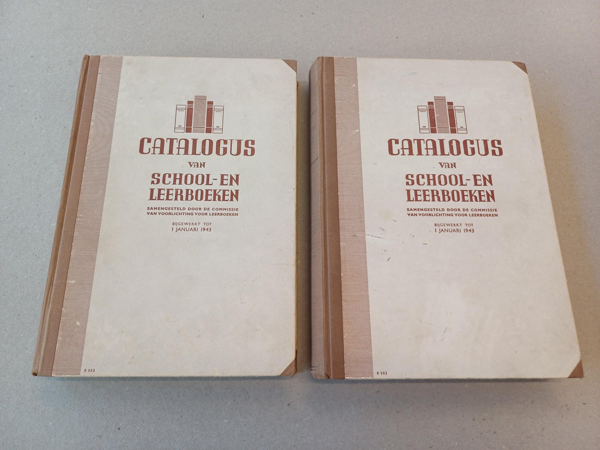 Commissie van Voorlichting voor Leerboeken - Caatalogus van school- en leerboeken - Deel 1 en 2 - Bijgewerkt tot 1 januari 1943