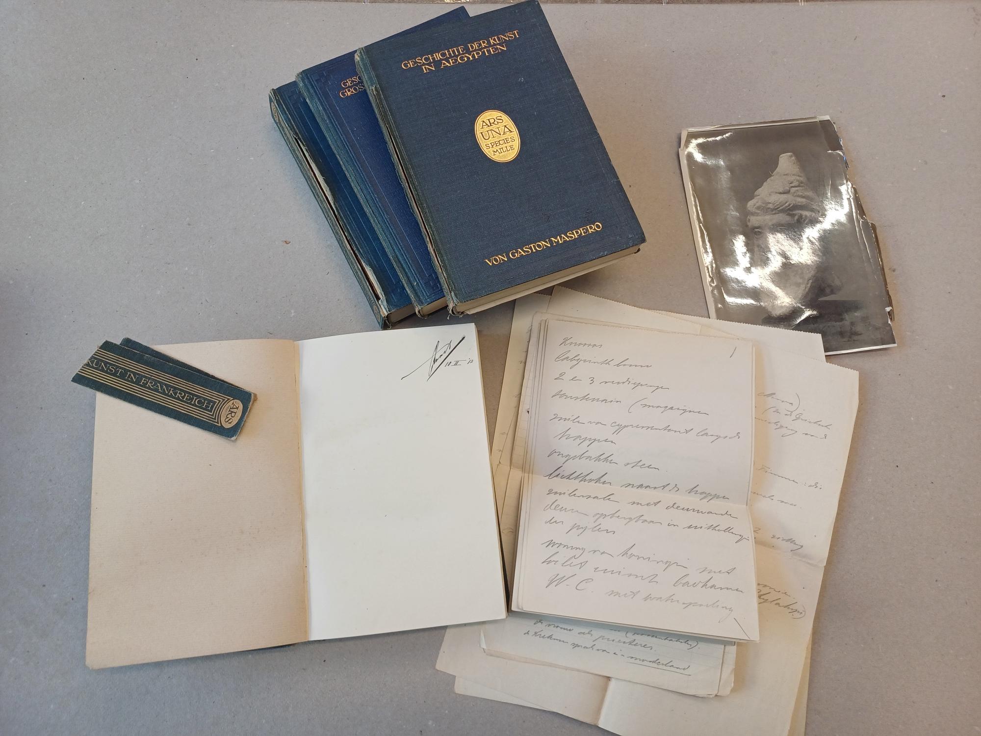 Armstrong, Walter e.a.;  Zwart, Piet (sign.) - Geschichte der Kunst - 4 volumes - Each signed by Piet Zwart