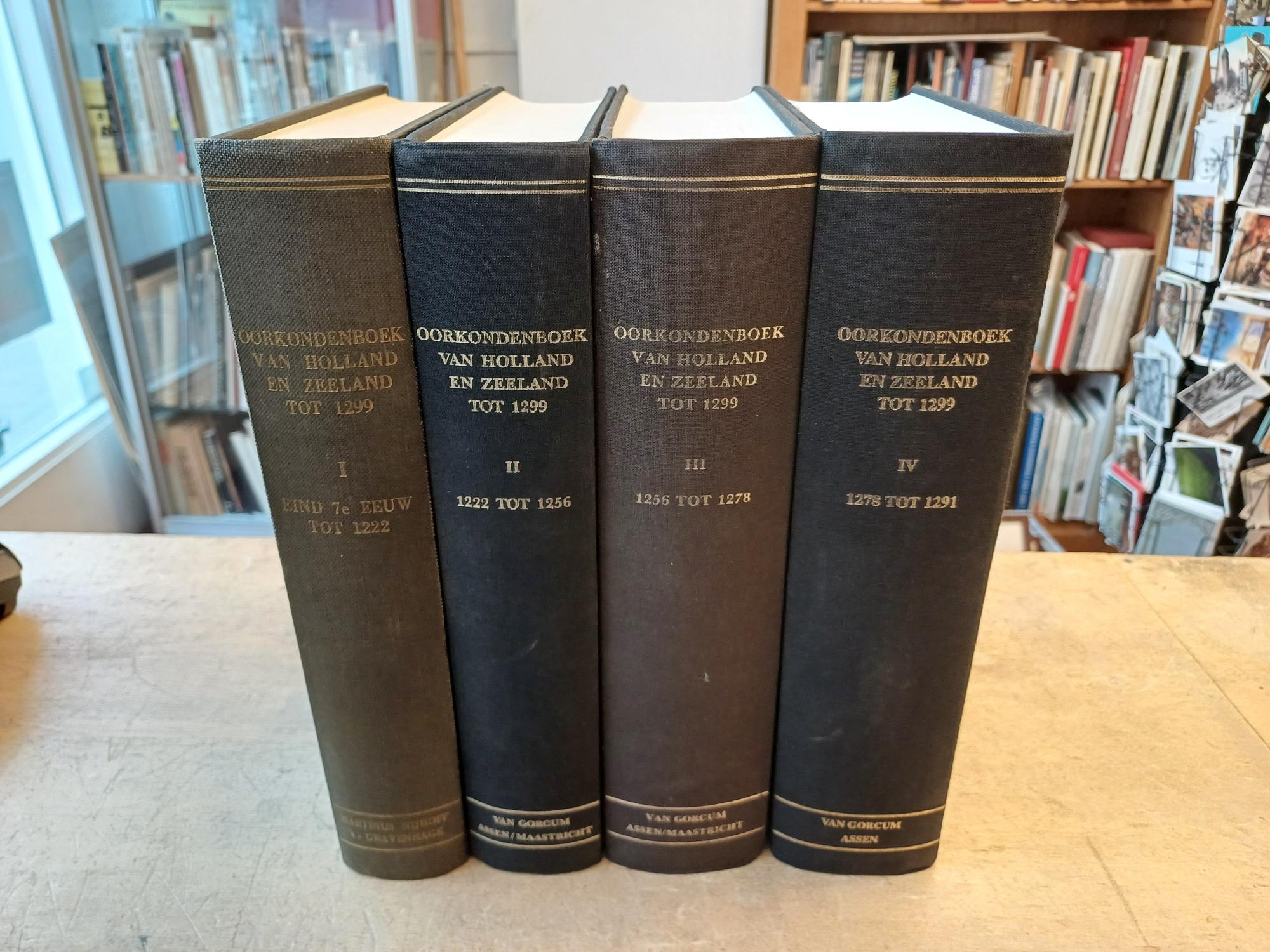 Koch, A. C. F.;  Kruisheer, J. G. - Oorkondenboek van Holland en Zeeland tot 1299 - Deel I-IV