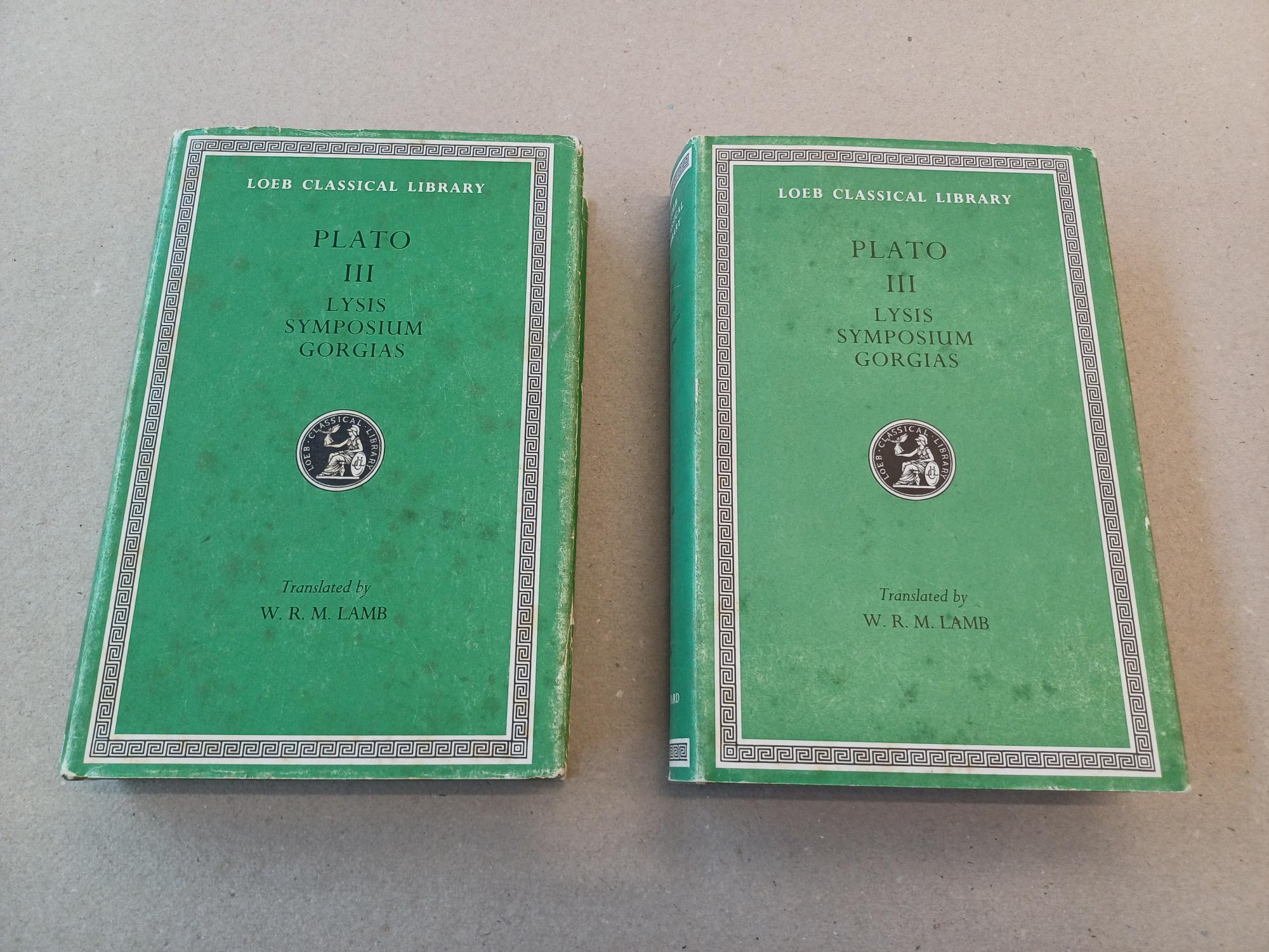 Lamb, W. R. M. - Plato III Lysis Symposium Gorgias (Loeb Classical Library 166)